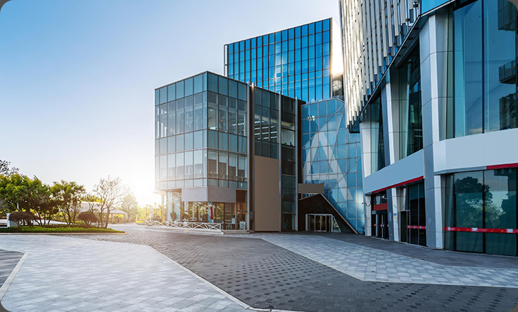 Commercial complexes and office buildings