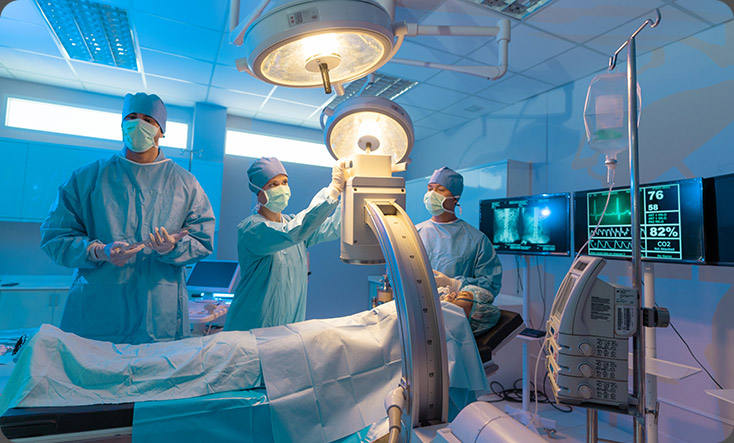 Hospitals and schools