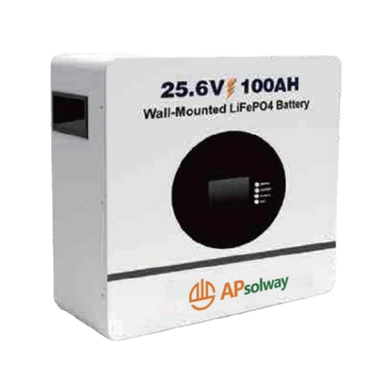 25.6V 100Ah Smart Control Wall-Mounted LiFePo4 Battery