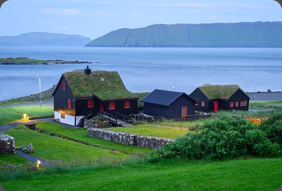 Residential buildings in remote areas without electricity